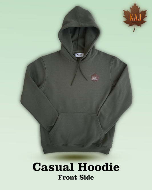 Olive Green Casual Hoodie | Toxic Zombie