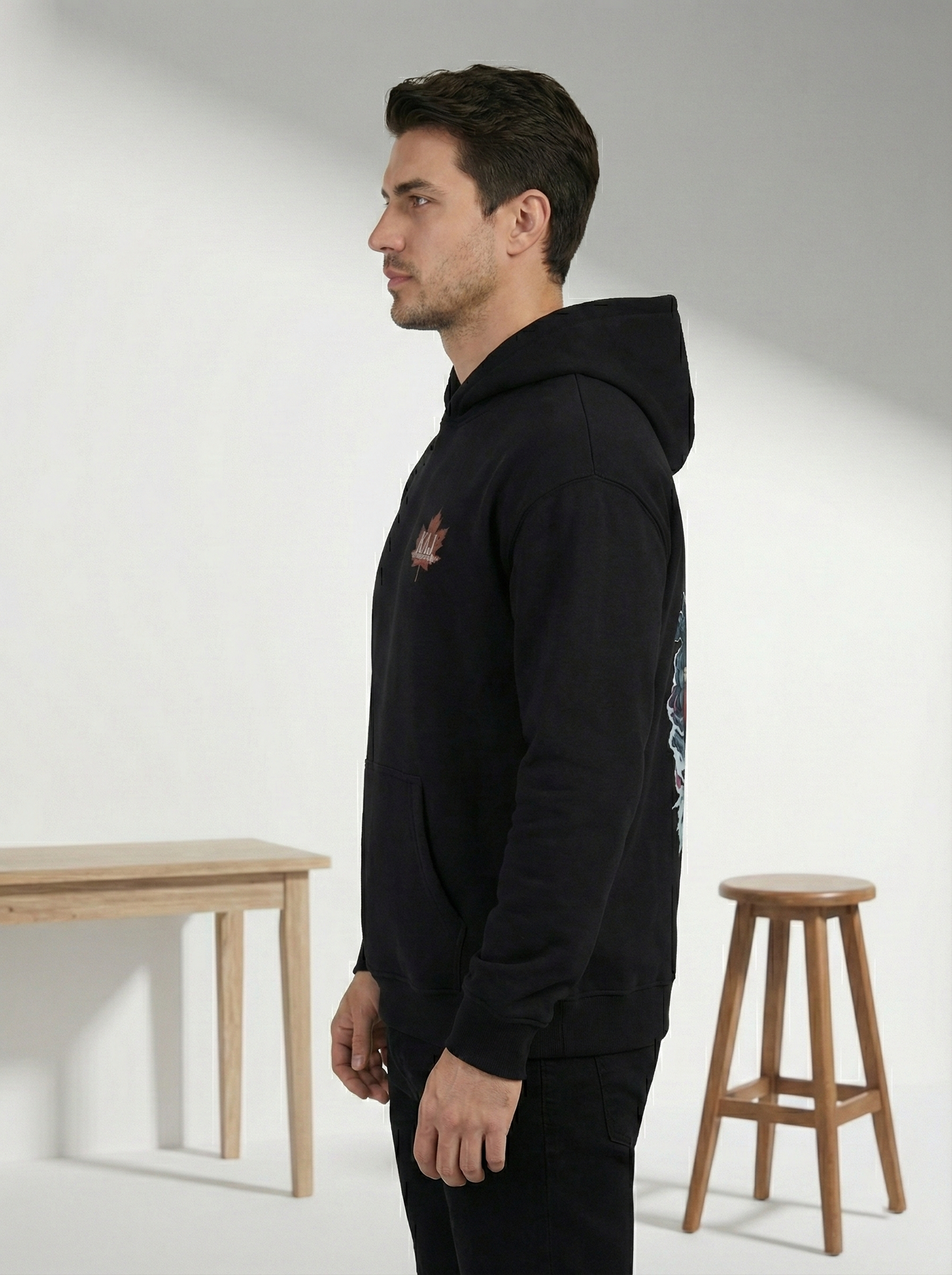 Black Baggy Hoodie | Money Heist