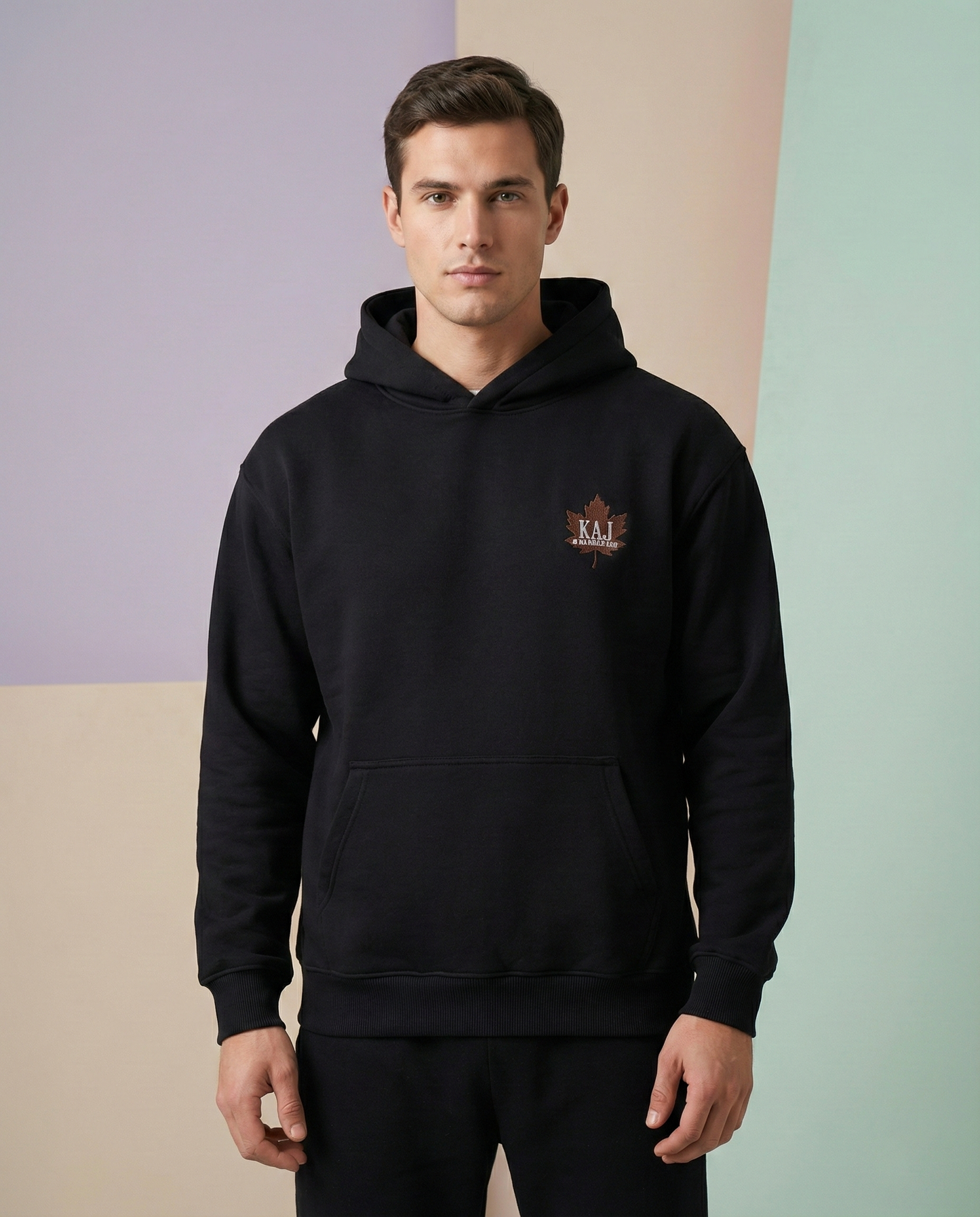 Black Baggy Hoodie | Plain
